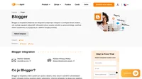 Blogger je populární a bezplatný systém pro správu obsahu typu blogu, který rovněž podporuje začlenění živého chatu LiveAgent.