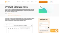 Editor WYSIWYG (What you see is what you get, v překladu ''Co vidíte, dostanete) vám pomůže přizpůsobit návrhy článků a zobrazit obsah tak, jak ho chcete vidět.