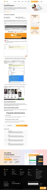 Umístěte do svého obchodu CoreCommerce tlačítko živého chatu a poskytněte skvělou zákaznickou podporu. Vytvořte si e-shop s CoreCommerce.