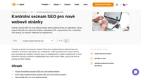 Kontrolní seznam SEO pro nové webové stránky zajistí zvýšení návštěvnosti a interakce návštěvníků. Rozvíjejte optimalizaci pro vyhledávače pomocí tohoto bodového průvodce.