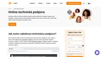 Online technická podpora je pomoc poskytovaná zákazníkům online (přes web). Může být poskytována prostřednictvím různých kanálů: chatu, e-mailu atd.