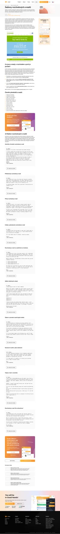 Zvyšte míru otevření e-mailů pomocí našich šablon e-mailů s rozpisem. Upoutejte pozornost svých potenciálních zákazníků a prodávejte svůj produkt s jistotou.