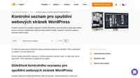 Náš kontrolní seznam pro spuštění webových stránek WordPress vám pomůže připravit váš projekt na růst bez zbytečných chyb. Dokonalý průvodce bod po bodu.