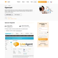 Postarejte se o své zákazníky na svých webech Opencart pomocí živého chatu. Integrace Opencart pro LiveAgent vám umožňuje umístit tlačítko živého chatu na váš web.
