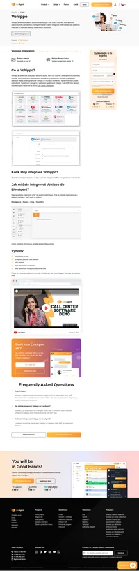 Vohippo je telekomunikační společnost poskytující čísla VoIP. Společnosti LiveAgent a Vohippo jsou partnery. Zjistěte více o možnostech a výhodách.