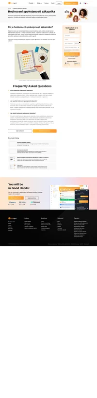 Hodnocení spokojenosti zákazníka je skvělý způsob, jak zjistit efektivitu vašich agentů. Hodnocení mohou provádět pouze zákazníci. S LiveAgentem jsou zákazníci spokojení.