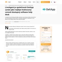 Zjistěte, proč je LiveAgent uznáván jako nejlepší dostupný software technické podpory, který nabízí výkonné funkce a vynikající uživatelské recenze.