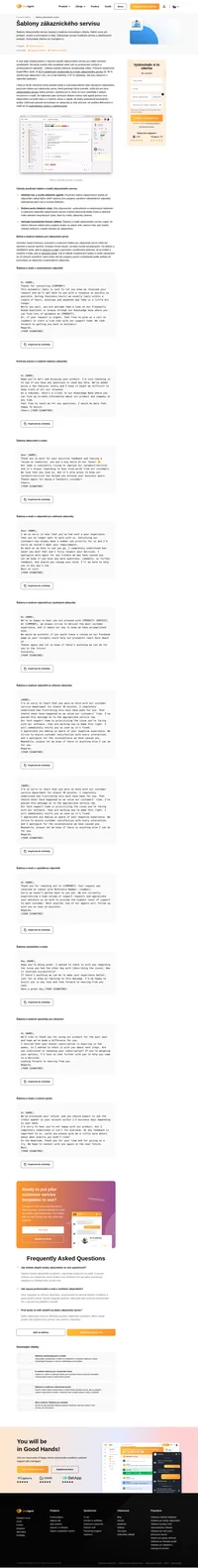 E-mail stále zůstává jedním z hlavních kanálů zákaznického servisu pro velké množství spotřebitelů. Podívejte se na naše bezplatné šablony služeb zákazníkům.