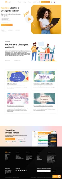 Webinář o zákaznických službách LiveAgent se zaměřuje na vícekanálové řešení helpdesku. Zahrnuje živý chat, software pro zadávání tiketů, živý chat, vestavěné call centrum a mnoho dalšího. Po omezenou dobu je k dispozici bezplatná zkušební verze aplikace LiveAgent.