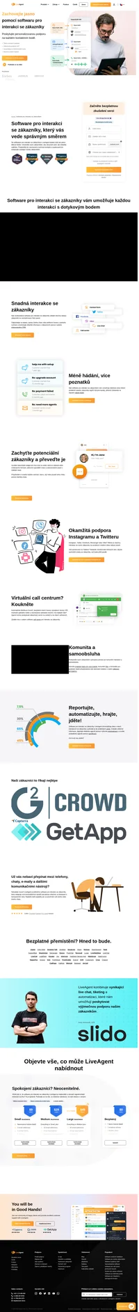 Udělejte náskok před softwarem pro interakci se zákazníkem ještě dnes. Mějte přehled o všech požadavcích zákazníků a zlepšujte zákaznickou zkušenost na všech kanálech.