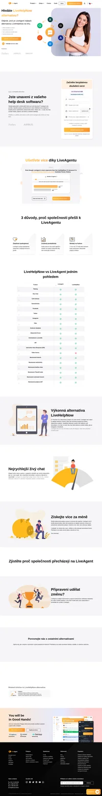 LiveAgent je ve srovnání s jinými řešeními helpdesku cenově výhodnější a má více než 175 funkcí helpdesku a více než 40 integrací. Viz více.