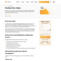 LiveAgent ponúka viac ako 15 pokročilých funkcií live chatu, ktoré vám pomôžu zapojiť sa do komunikácie s vašimi zákazníkmi a poskytnúť im lepšiu zákaznícku podporu.