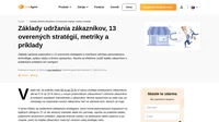 Naučte sa základy udržania zákazníkov s overenými stratégiami, základnými metrikami a praktickými príkladmi na zvýšenie udržania zákazníkov a dosiahnutie úspechu.