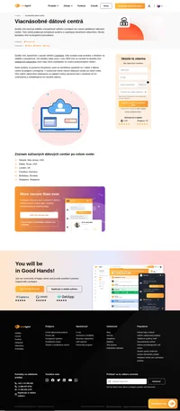 Vaše dáta sú vždy zálohované v LiveAgente. Máme viacero dátových centier po celom svete, takže sa nemusíte obávať strát dôležitých informácií.
