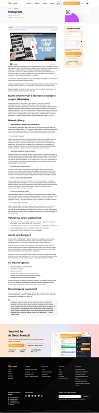 LiveAgent podporuje Instagram. Takže prostredníctvom nášho softvéru môžete poskytovať zákaznícku podporu aj na tejto platforme. Odpovedajte na správy, reagujte na komentáre a príspevky vďaka tejto funkcii.