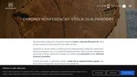 Okrúhly konferenčný stolík Dub Prírodný
Monumentálny, autentický a absolútne jedinečný kúsok z masívnej dubovej hrče, ktorý prináša energiu prírody priamo do srdca vášho domova.
Zabudnite na sériovú výrobu a sterilné povrchy. Každá prasklina, každý suk a každá línia v dreve je záznamom času. Je to nádherný doplnok interiéru, ktorý sa stane