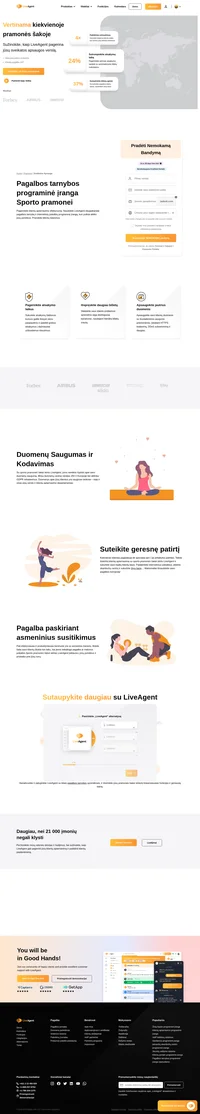 Įvairios sveikatos apsaugos įstaigos pasitiki LiveAgent teikdami pagalbą klientams. Išbandykite ir pamatysite kodėl.