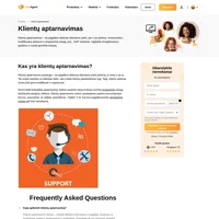 Klientų aptarnavimas siūlo įvairias komunikacijos formas, pvz., el. laiškus, susirašinėjimą žinutėmis, „Twitter“ ir kt. Kai kuri pagalbos centro programinė įranga gali būti nemokama.