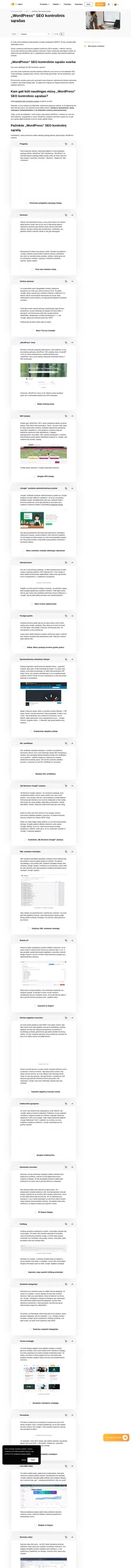 „WordPress“ SEO kontrolinis sąrašas padės jums pasiekti geriausias pozicijas per „Google“ ir padidinti savo tinklaraščio puslapio organinį srautą. Išbaigtas vadovas papunkčiui.