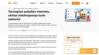 Tiesioginio pokalbio internetu programinė įranga, padedanti nekilnojamojo turto agentams pagerinti klientų aptarnavimą, pritraukti potencialius klientus ir padidinti konversijų rodiklį