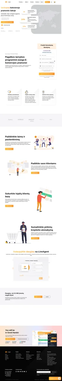 Sužinokite, kaip internetu teikti geriausią klientų aptarnavimą, savo būsimiems klientams. LiveAgent gali jums parodyti, kaip tai padaryti teisingai.