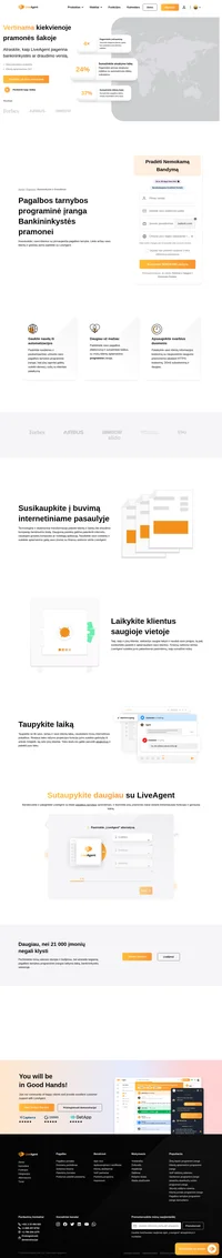 Bankininkystės pramonei keliantis į skaitmeninį pasaulį yra svarbu atitikti klientų keliamus reikalavimus ir poreikius. LiveAgent gali jums padėti.