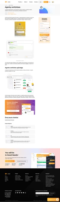 Nustatykite neigiamas savo klientų aptarnavimo tendencijas ir reaguokite atitinkamai su LiveAgent funkcija - Agento vertinimas. Suteikite galimybę savo klientams įvertinti jūsų agentus.