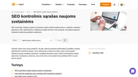 SEO kontrolinis sąrašas naujoms svetainėms užtikrins didesnį srautą ir lankytojų sąveiką. Plėtokite optimizavimą paieškos sistemoms naudodamiesi šiuo punktų vadovu.