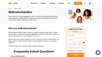 Internetiniai pokalbiai yra puikus būdas sudaryti daugiau sandorių. Makrokomandos yra greitas ir lengvas būdas lengviau atsakyti jūsų klientams.