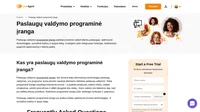 Paslaugų valdymo programinė įranga yra programa, kurią įmonės naudoja valdydamos savo klientams teikiamas paslaugas. Paslaugų valdymo programinė įranga yra puikus būdas optimizuoti įmonės technologiją.