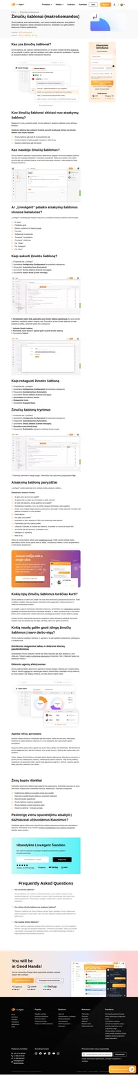 Sužinokite, kaip žinučių šablonai gali pagerinti jūsų produktyvumą ir darbo eigą. Susikurkite neribotą skaičių atsakymų šablonų jau šiandien!