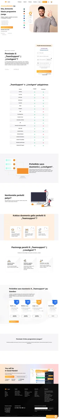 Mūsų aptarnaujantys agentai mielai padės jums saugiai ir be jokių pastangų perkelti duomenis. „LiveAgent“ yra daugiausiai apžvalgų turinti ir geriausiai įvertinta SVĮ pagalbos centro programinė įranga 2019 m. ir 2020 m. Prisijunkite prie tokių kompanijų kaip „Huawei“, „BMW“, „Yamaha“, „O2“ ir Oksfordo universitetas teikdami pasaulinės klasės aptarnavimą savo klientams.
