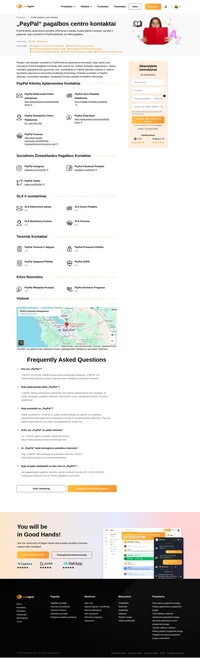 Kaip susisiekti su „PayPal“ klientų aptarnavimo tarnyba el. paštu, tiesioginiu pokalbiu internete, telefonu, socialiniuose tinkluose ir savitarnoje.