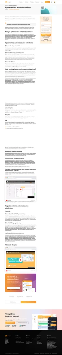 Sužinokite apie klientų aptarnavimo automatizavimą ir geriausią įrankį, kurio viena iš daugybės funkcijų yra automatizuoti pagalbos teikimo procesus jūsų įmonėje, kad klientų aptarnavimas būtų veiksmingas ir efektyvus.
