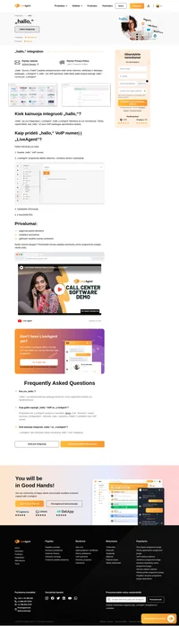„Hallo,“ padeda antrepreneriams teikti verslo interneto, telefonijos ir debesijos paslaugas. Sužinokite daugiau apie „hallo,“ integraciją į "LiveAgent".