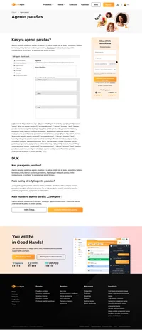 Agento parašas yra asmeninis kiekvieno agento parašas. Jį galima pridėti prie atsakymų šablonų. Sukurkite parašą „LiveAgent“ nustatymuose!