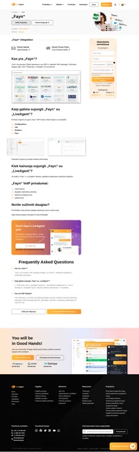 „Fayn“ yra pirmasis Čekijos operatorius nuo 2002 m. teikiantis VoIP paslaugas. Sužinokite daugiau apie „Fayn“ integraciją į „LiveAgent“ ir jo privalumus.