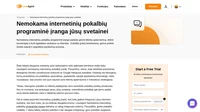 Nemokama internetinių pokalbių programinė įranga jūsų svetainei garantuoja suasmenintas klientų patirtis, geresnį prekės ženklo bendravimą ir konkurencinį privalumą.