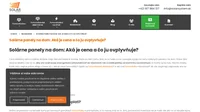 Odborníci na technológie z oblasti solárnej energie. Kompletné dodanie fotovoltaickej elektrárne. Cenovo dostupná fotovoltaika a moderné solárne panely.