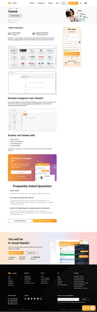 Teletek er en svensk operatør, der tilbyder cloud-baserede telefoncentraler med mobile MEX lokalnumre. Lær mere om Teletek-integration.