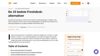 Opgrader din kundeservice med 15 af de bedste Freshdesk-alternativer! Forvandle dine supportprocesser og få kundetilfredsheden til at ryge i vejret i dag.