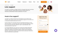 Live support er en metode, hvormed man kan yde kundeservice. Det giver kunder og besøgende mulighed for at kommunikere med virksomhedens kundeserviceteam.