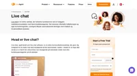 Live chat, også kendt som live chat software, er et online kommunikationsværktøj, der giver dig mulighed for at chatte med dine besøgende på din hjemmeside i realtid.