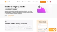 Giv dine kunder tilladelse til at kontakte dig hvor som helst og når som helst med klik for at ringe og klik for opkaldsknapper.