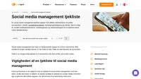 Vil du administrere sociale medier som en professionel? Ved hjælp af denne tjekliste til administration af sociale medier vil dine konti have succes.