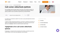 Call center sikkerhed er et alvorligt problem, man ikke må tage let på. Følg denne callcenter sikkerheds tjekliste for at beskytte dig.