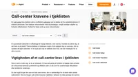 Starter du et callcenter? Bekræft, om du opfylder alt fra call-center kravene i tjeklisten – overse ikke et eneste trin, og afkryds boksene.