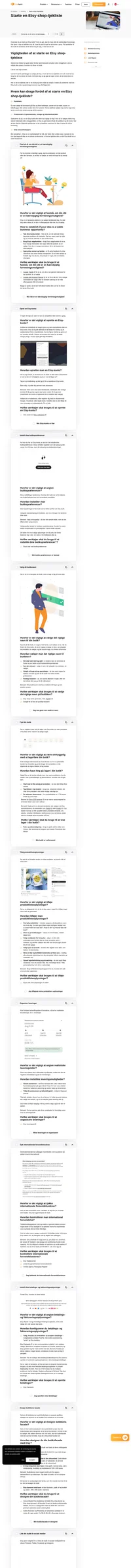 Vil du åbne en Etsy-butik? Gør dig klar til at sælge som en professionel med denne start af en Etsy shop-tjekliste.