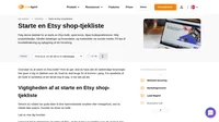 Vil du åbne en Etsy-butik? Gør dig klar til at sælge som en professionel med denne start af en Etsy shop-tjekliste.