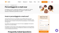 Personliggjorte e-mail-svar giver dig mulighed for at ændre en e-mailadresse, så den passer til dine behov. I stedet for at få vist et firma- eller afdelingsnavn, vil modtageren se dit rigtige navn.